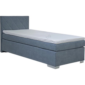 Blanar Тапицирано легло с матрак IDA 90x200 см, синьо (BK0001)