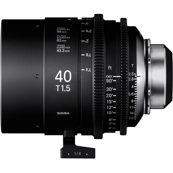 SIGMA CINE 40mm T1.5 FF f/AP2 (METRIC) iTechnology PL-mount