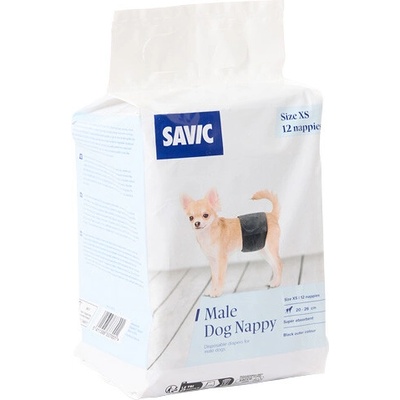 Savic plienky pre psov L 53-76 cm 12 kusov