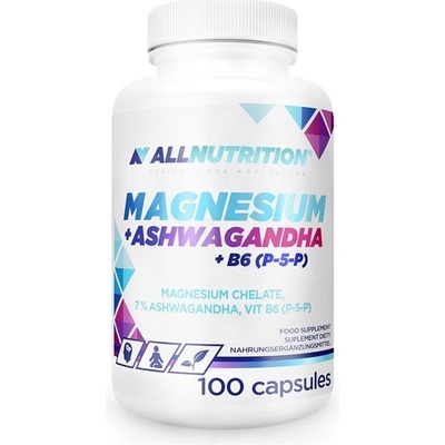 Allnutrition Magnesium + Ashwagandha + B6 P-5-P 100 kapsúl