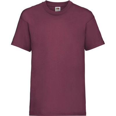 Fruit of the Loom dětské tričko burgundy