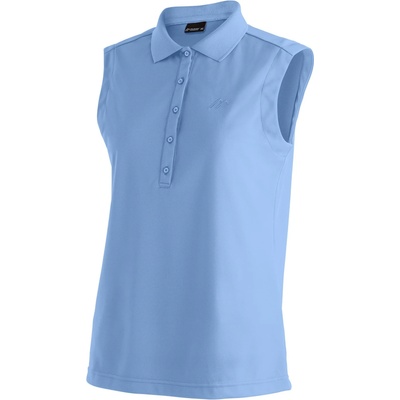 Maier Sports Дамска поло тениска Maier sports Women's Ulrike Sleeveless Polo shirt - San Francisco Bay - размер 46 (EU) (916-5084-0517)