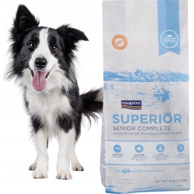 Fish4Dogs Senior Small Superior losos s bramborami 6 kg