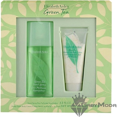 Elizabeth Arden Green Tea - EDT тоалетна вода 100 ml + крем за тяло honey drops 100 ml - подаръчен комплект за жени (1500612)