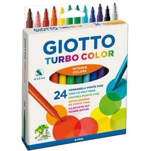  Флумастри Джото Giotto Turbo Color, 24 цвята, 18274-А
