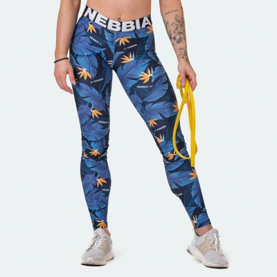Nebbia legíny Mid Waist Ocean Power 566 modré