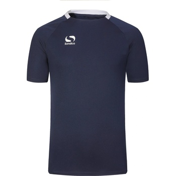Image 1 of Sondico Fundamental Polyester Football Top Mens - Navy/White