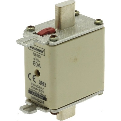 EATON Pojistka nožová NH00 gG/gL 500V 80A 80NHG00B