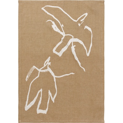 Ferm Living Малка кухненска кърпа Vuelo 50 x 70 см кафява (1104271082)
