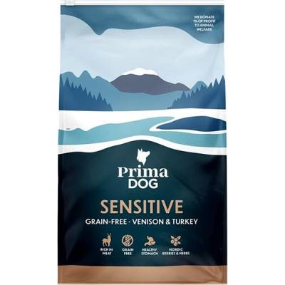 PrimaDog Zvěřina s krůtou bez obilovin pro dospělé psy s citlivým trávením 3 kg