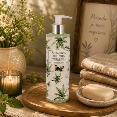 Bohemia Gifts & Cosmetics Botanica konopný olej tekuté mýdlo 250 ml
