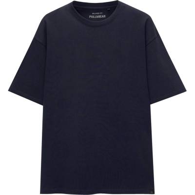 Pull&Bear Тениска синьо, размер M