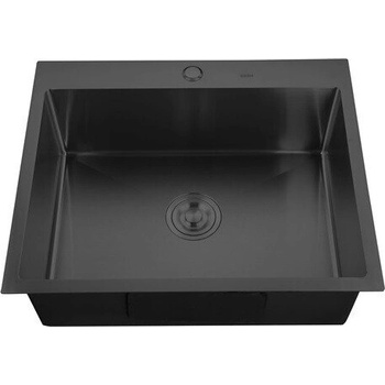 Mixxus HM5045-215 Кухненска мивка, Nano-Black (3.0/0.8), от неръждаема стомана (13387)