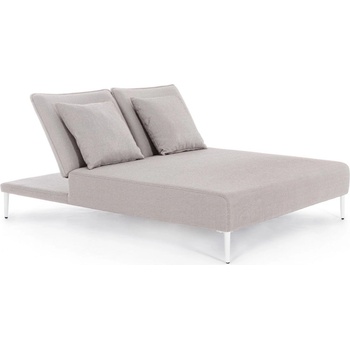 Bizzotto Viper ДВОЕН ШЕЗЛОНГ С ВЪЗГЛ. БЯЛ qs20/ПЯСЪК (0663622)