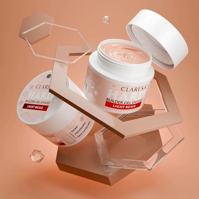 Claresa Hard Easy light beige strukturující gel 12 g