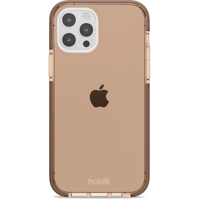 Holdit Гръб Holdit Seethru Case за iPhone 12/12 Pro - Кафяв