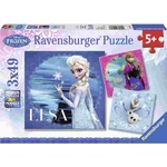 Ravensburger - Puzzle 3x49 Elsa, Jane, Olaf - 40 - 99 piese