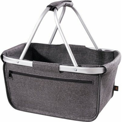 Halfar Skládací plstěný nákupní košík 20 litrů šedá tmavá Velikost: 45 x 25 x 25 cm HF8800