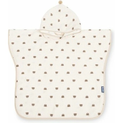 Sensillo Mušelínové pončo Macko béžové