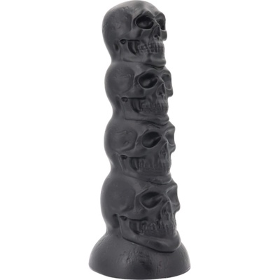 Toppedmonster lebka dildo 22 cm černá
