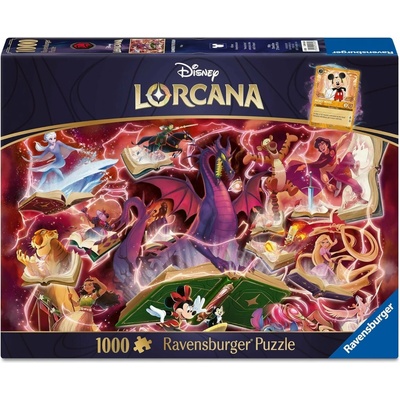 RAVENSBURGER Disney Lorcana Glimmers of the Realm Rubín 1000 dielov