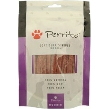 Perrito Soft Duck Jerky Stripes 100 g