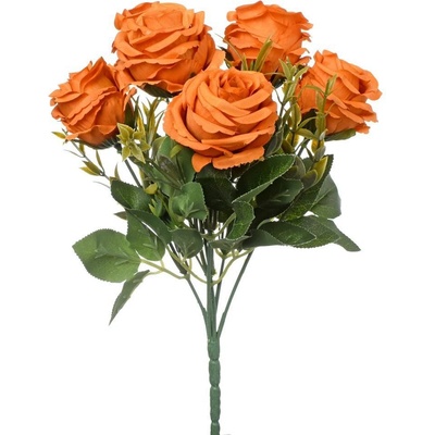 KYTICA RUŽA oranžová 30cm