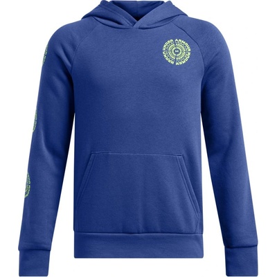 Under Armour UA B Rival Flc SpiralLogo HD-BLU 1386990-432