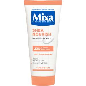 Mixa Shea Nourish Подхранващ крем за ръце и нокти за суха и много суха кожа 100 ml