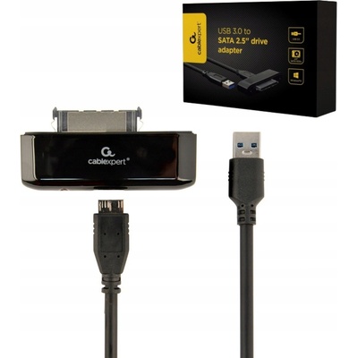 Gembird adaptér USB 3.0 (M) na SATA 2.5 (F) / kompatibilní se Seagate GoFlex / černá (AUS3-02)