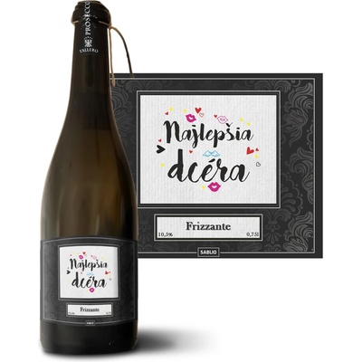 Sablio Najlepšia dcéra Prosecco biele suché šumivé víno 10,5 % 0,75 l (holá fľaša)
