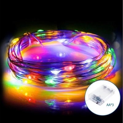 Aigostar B.V. Aigostar LED Vianočná reťaz 20xLED/3xAA 2,3m multicolor AI1323
