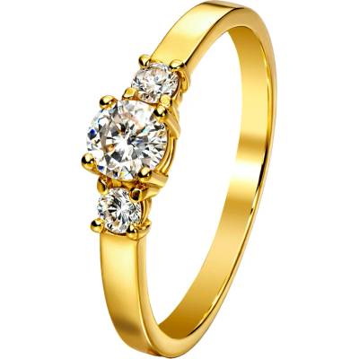Zlaton Prsten žluté zlato s diamantem N22102501263