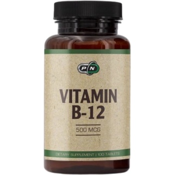 Image 1 of PURE Nutrition USA Vitamin B-12 | Cyanocobalamin 500 mcg [100 Таблетки]