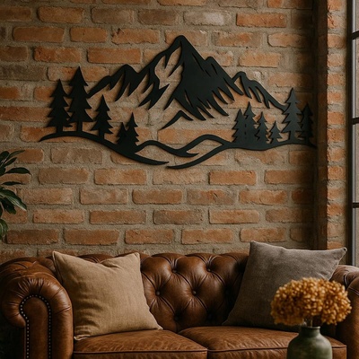 Decono Метална Декорация Mountain View