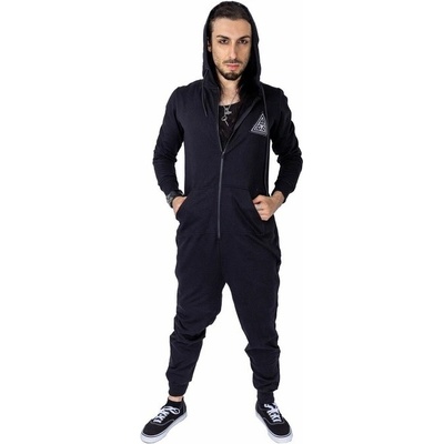 mikina s kapucí CHEMICAL black EMORY černá