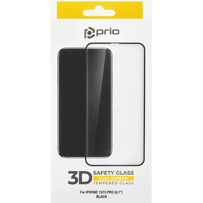 Prio Закалено защитно стъкло за iPhone 13 / 13 Pro / 14, Full Cover 3D (15922)