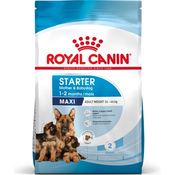 Royal Canin Maxi Starter Mother&Babydog 15 кг суха храна за бременни и кърмещи кучки и кученца на възраст от 4 до 8 седмици, големи породи