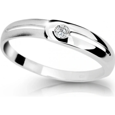 Cutie Diamonds Prsteň z bieleho zlata s briliantom DZ6874-1049 10 X 2