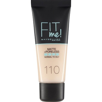 Maybelline Fit Me! make-up 110 Porcelain Matte + Poreless 30 ml