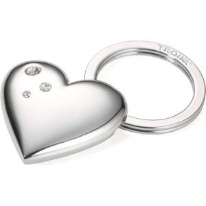 TROIKA Ключодържател с кристали swarovski, troika, "Момичетата са най-добрите приятели" Блестящ kr15-32/ch (kr15-32/ch)
