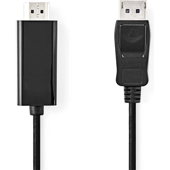 Nedis CCGL37100BK10 Кабел с щепсел Displayport - HDMI щепсел 1080p, 1 м (CCGL37100BK10)