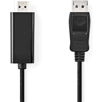 Nedis CCGL37100BK10 Кабел с щепсел Displayport - HDMI щепсел 1080p, 1 м (CCGL37100BK10)