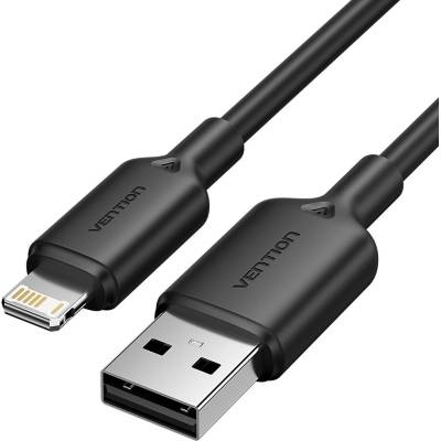 Vention LAMBH USB 2.0 Type-A Male to Lightning Male 2.4A, 2m, černý