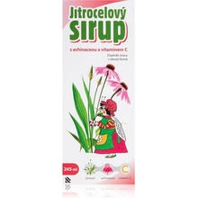 Herbacos Jitrocelový sirup Echinacea a vitamín C sirup pro podporu zdraví dýchacích cest 245 ml