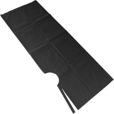 Mila Technic Jednorazové pláštenky z vlákniny extra dlhé 10 ks čierne