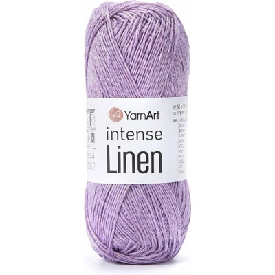 Pletací příze YarnArt INTENSE LINEN 4111 světle fialová, letní, 50g/175m