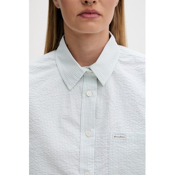 Guess Jeans риза дамска от памук с еластан (W6GHZ8.WFC01)