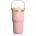 STANLEY IceFlow Flip Straw 2.0 Tumbler неръждаема термобутилка за вода Peach Rose 590ml