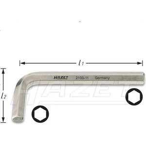 HAZET Шестограм Г 5 мм; hazet 2100-05